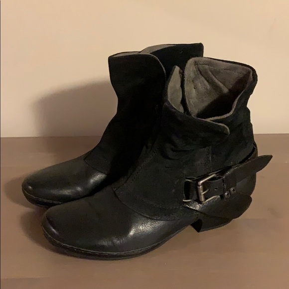 Miz Mooz Leather Moto Boots - Women’s Size 37 - Picture 2 of 6